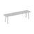 Banc Fred's métal gris / L 160 cm - 3 places - Fatboy