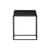 Beistelltisch Tray metall schwarz / 40 x 40 x H 44 cm - Hay