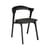 Chaise Bok Indoor bois noir / Assise tissu - Ethnicraft