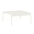Palissade Coffee table metal white / 81.5 x 86 x H 38 cm - Bouroullec, 2016 - Hay