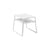 Pop End table composite material white / 44 x 39.5 x H 38.5 cm - NARDI