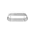 Curva Shelf grey silver metal / L 40 cm - AYTM