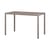 Table rectangulaire Piave beige / 120 x 70 cm - Stratifié texturé - NARDI