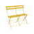 Banquette extérieure Bistro metallo giallo / Pieghevole - 2 posti / L 88 cm - Fermob