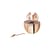 Espressolöffel Mood Coffee metall rosa / 6-teiliges Set in einer Schatulle - 18 Karat Rotgold - Christofle