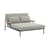 Bain de soleil double Settle tissu vert - Muuto