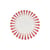 Assiette de présentation Delight céramique rouge / Décoré à la main - Ø 30 cm - Alessi
