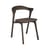 Sedia Bok Indoor legno marrone / Seduta in tessuto - Ethnicraft