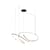 Sospensione Zigouzi LED metallo oro / L 150 cm - Dix Heures Dix
