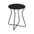 Cocotte Stool metal black / End table - H 45 cm / Metal - Fermob