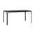 Table rectangulaire Thorvald SC113 métal noir / 160 x 90 cm - 6 places - &tradition