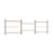 Étagère Wall Shelving – ws.65.3 bois naturel / L 239 x H 65 x Prof. 17,5 cm - MOEBE