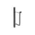 Handtuchhalter Hang Rack metall schwarz / Metall - h 19 cm - Ferm Living