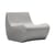 Lounge Sessel Sign Matt plastikmaterial grau / Polyäthylen - MDF Italia