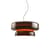 Pendelleuchte Bohemia LED plastikmaterial orange / Ø 84 cm - Marset