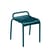 Luxembourg Stackable stool metal blue / Aluminium - Fermob
