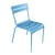 Chaise empilable Luxembourg métal bleu - Fermob