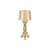 Lampada da tavolo Bourgie Or materiale plastico oro / H 68 - 78 cm - Ferruccio Laviani, 2004 - Kartell