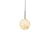Pendelleuchte Carrara glas weiß gold / Ø 16 cm - Glas in Marmoroptik - It's about Romi