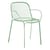 Sessel HiRay metall grün / Metall - Kartell