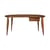 Table ovale Feve bois marron / Bureau - 160 x 86 cm / Tiroir amovible - Ferm Living
