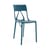Chaise empilable A.I. Lite plastique bleu / Conçu par intelligence artificielle - Recyclé - Kartell