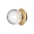 Applique salle de bains Liila 1 Small / Plafonnier - Ø 12 cm / Verre facetté - NUURA