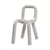 Accessoire  tissu gris / Housse interchangeable pour chaise Bold - Moustache