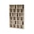 Bibliothèque Read bois blanc / L 139,2 x P 30 x H 211,8 cm - MONTANA