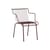 Fauteuil de repas empilable South métal rouge / Konstantin Grcic, 2023 - Magis