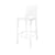 Hochstuhl One more please plastikmaterial transparent Barhocker H 65 cm - Rückenlehne quadratisch - Kartell