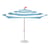 Parasol Stripesol bleu / Ø 350 cm - Base grise incluse - Fatboy
