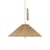 1972 Pendant natural wood / Bamboo Ø 62 cm - With counterweight / 50' relaunch - Gubi
