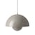 Flowerpot VP7 Pendant metal grey beige / Ø 37 cm - By Verner Panton, 1969 - &tradition