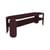 Console basse Bebop métal violet / 120 x 40 x H 42 cm - Fermob