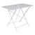 Table pliante Bistro métal blanc / 97 x 57 cm - 4 personnes - Trou parasol - Fermob