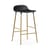 Tabouret de bar Form plastique noir / H 65 cm/ Modèle d'exposition - Normann Copenhagen