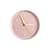 Wall clock plastic material pink / Jasper Morrison, 2008 - Recycled - Hay
