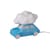 Lampada da tavolo Nuvola ceramica blu / L 34,6 x H 29 cm - Seletti