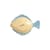 Plat de service Plaice céramique / 29.5 x 21 x H 9 cm - & klevering
