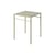 quadratischer Tisch T37 Tressée metall grün / 60 x 60, 2 bis 4 Personen - Geflochtenes Tablett - Tolix