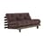 Canapé convertible Roots / L 160 cm - 3 positions / Structure marron - KARUP DESIGN
