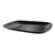 Tablett Moiré metall schwarz / Stahl - 45 x 34 cm - Alessi