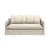 Canapé convertible Ghost 15 tissu blanc / 2 places - L 200 cm - Gervasoni