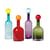 Bubbles & Bottles Carafe glass multicoloured Set of 4 - Pols Potten