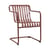 Palissade Cantilever Dining chair metal red / Large - Hay