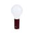 Lampe extérieur sans fil rechargeable Aplô LED plastique & métal cerise noire - Fermob