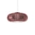 Suspension Teresa plastique rouge / Ø 50 cm - Recyclé - Kartell