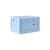 Boîte Box Medium plastique bleu / 40 x 29 x H 23,7 cm - Empilable - STUDIO ABOUT