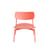 Fauteuil bas empilable Fromme métal rose orange / Aluminium - Petite Friture